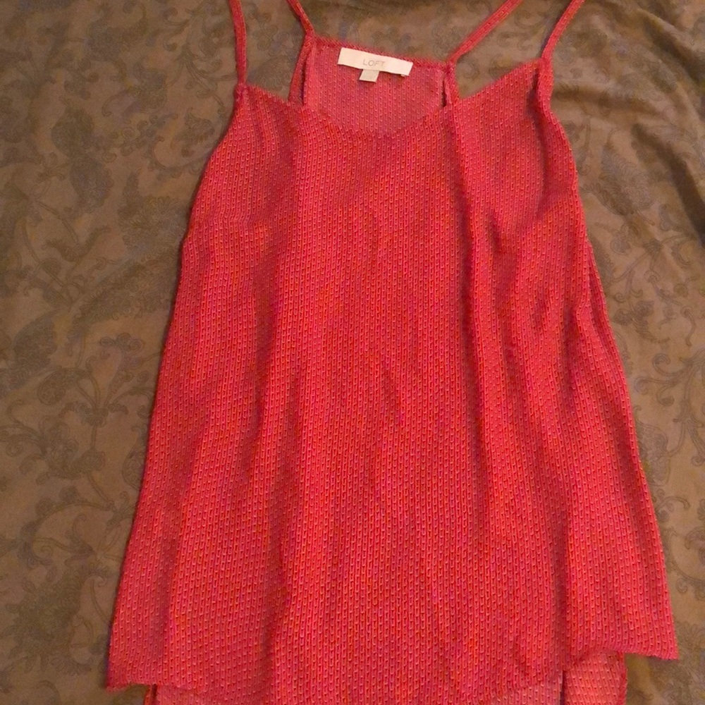 Red business tank top